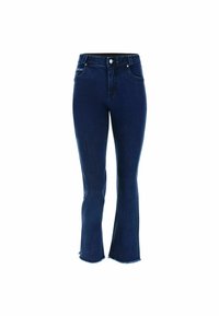 Freddy FREDDY CROPPED SVASATI E FONDO SFRANGIATO - Slim fit jeans - denim