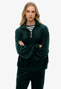 Superdry & Co COUNTRY QUARTER  - Sudadera - enamel green