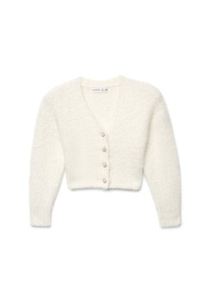 Terranova, MAGLIA TINTA UNITA - Cardigan - bianco lana