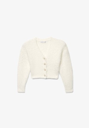 Terranova, MAGLIA TINTA UNITA - Cardigan - bianco lana