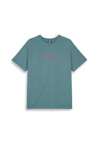 Grimey VOODOO - Camiseta estampada - azul claro