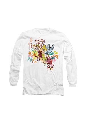 FAIRIES GEOMETRIC FLORAL WITH TINKER BELL - Long sleeved top - white