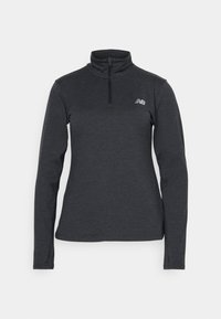 SPORT ESSENTIALS SPACE DYE QUARTER ZIP - Ilgarankovis viršutinės dalies drabužis - black bk