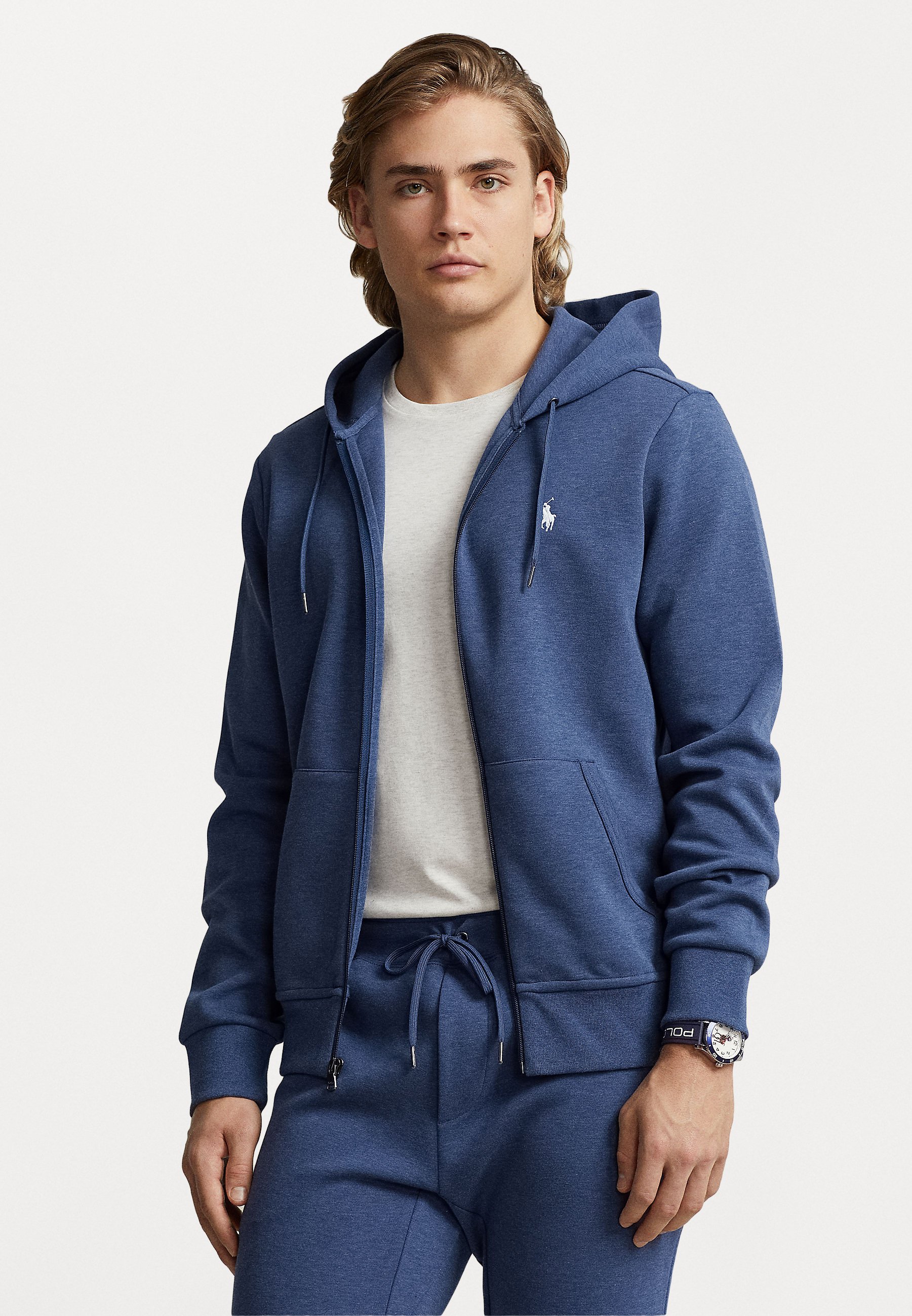 Polo Ralph Lauren DOUBLE-KNIT FULL-ZIP HOODIE - Zip-up sweatshirt 