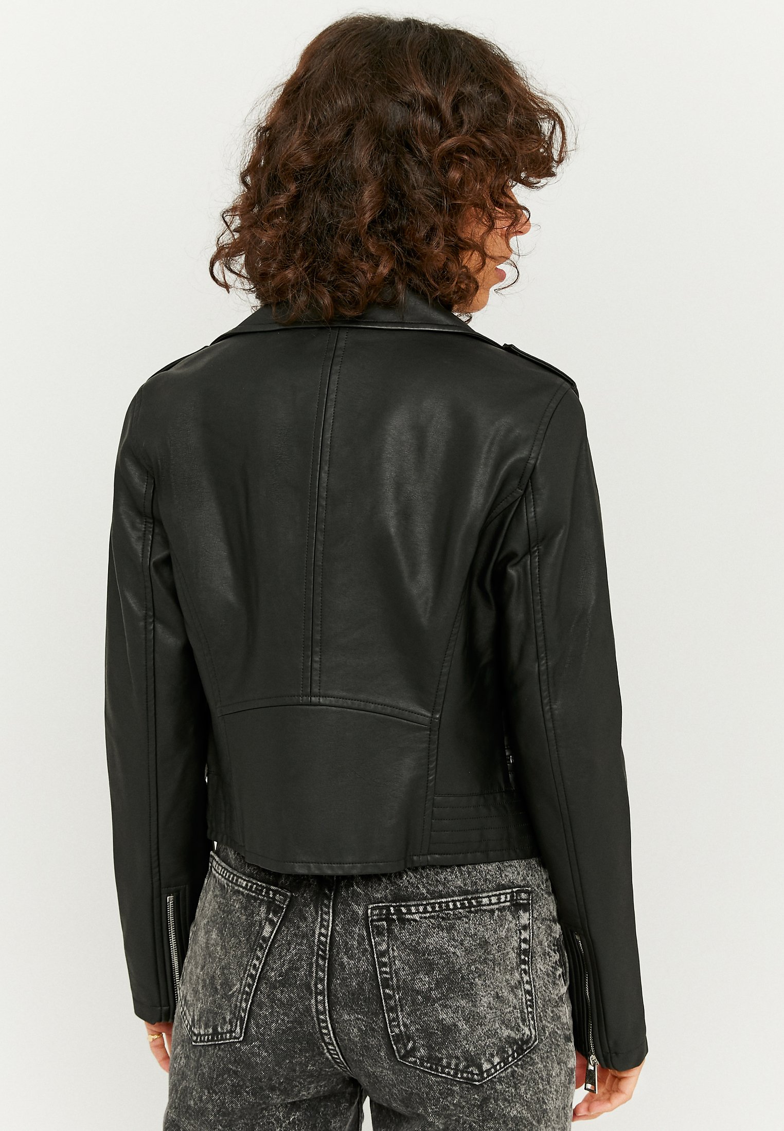 Damen Kunstlederjacke Damen Kunstlederjacke