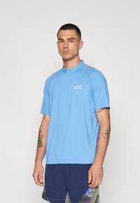 EA7 Emporio Armani MAGLIA - T-skjorte til trening - granada sky