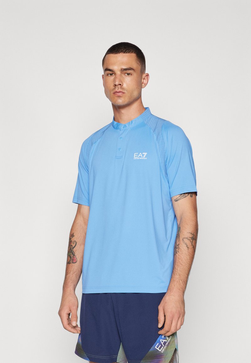 EA7 Emporio Armani MAGLIA - T-skjorte til trening - granada sky