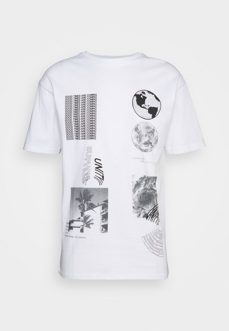 Common Kollectiv GOOD TIMES UNISEX - T-shirt estampada - white