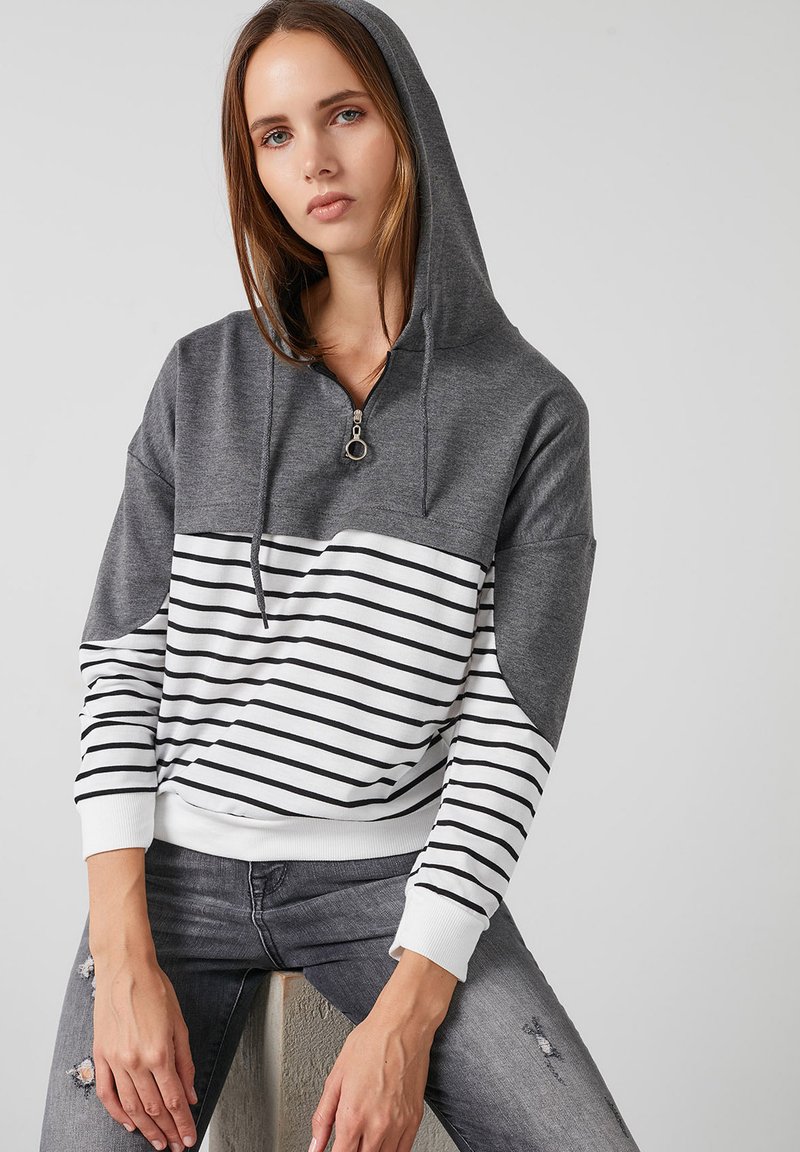 Damen Sweatshirts | LELA Kapuzenpullover anhracite/anthrazit - OH63119 Damen Sweatshirts | LELA Kapuzenpullover anhracite/anthrazit - OH63119