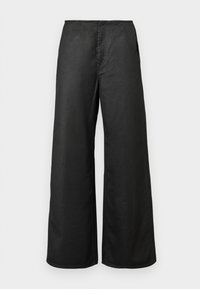 COATED LOOSE  - Platėjantys džinsai - black