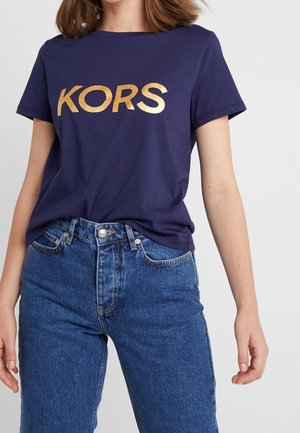 T-shirt con stampa - blue
