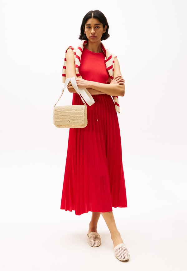 SPRING LOGO CONV CROSSOVER - Cross body bag - beige