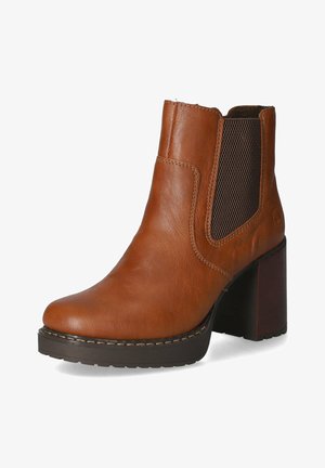 Rieker, Platform ankle boots - brun