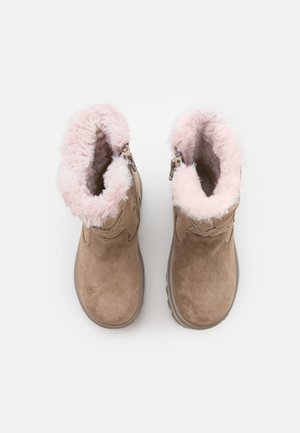 Superfit Flavia Warm Stivali Da Neve Bambine, Fodera Calda, Pelle Scamosciata, Chiusura Cerniera, Suola Poliuretano, Larga