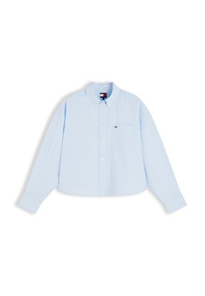 Tommy Jeans, Риза с копчета - sheer blue
