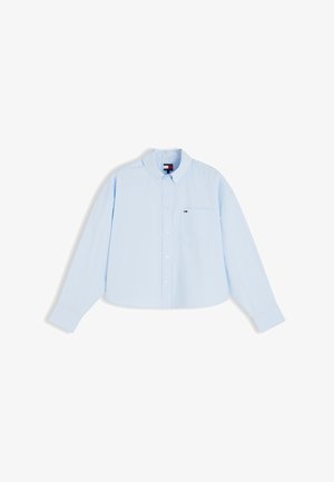 Tommy Jeans, Риза с копчета - sheer blue