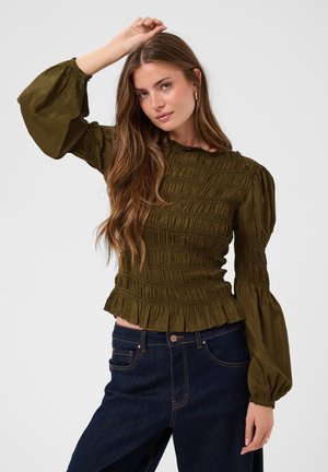 Cream, CRHENVA - Blouse - military olive