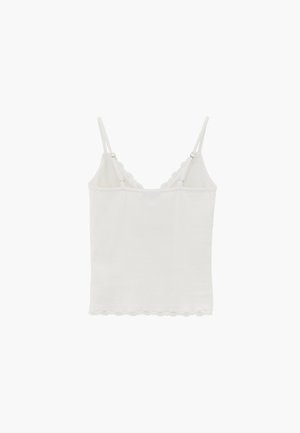 OXXO, OXXO V NECK WOMEN TANK TOP - Débardeur - cloud dancer