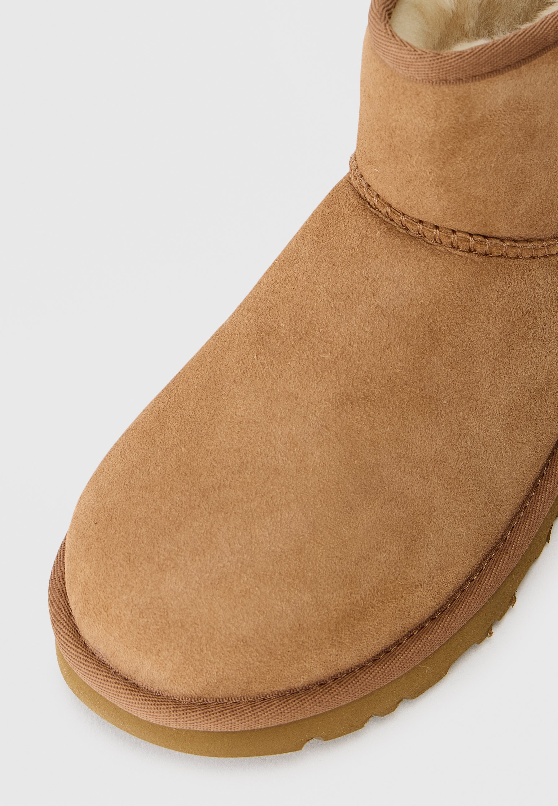 UGG CLASSIC MINI II - Botas para la nieve - chestnut/coñac