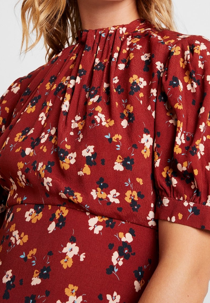 forever new red floral dress Maxi Dress Forever New Shine Lace Floral Dress Forever New Ruched Body Sheer Maxi Dress In Red Floral ASOS