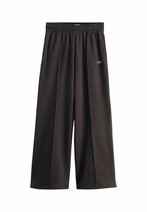 Self., REGULAR FIT - WIDE LEG JOGGERS - Træningsbukser - chocolate brown