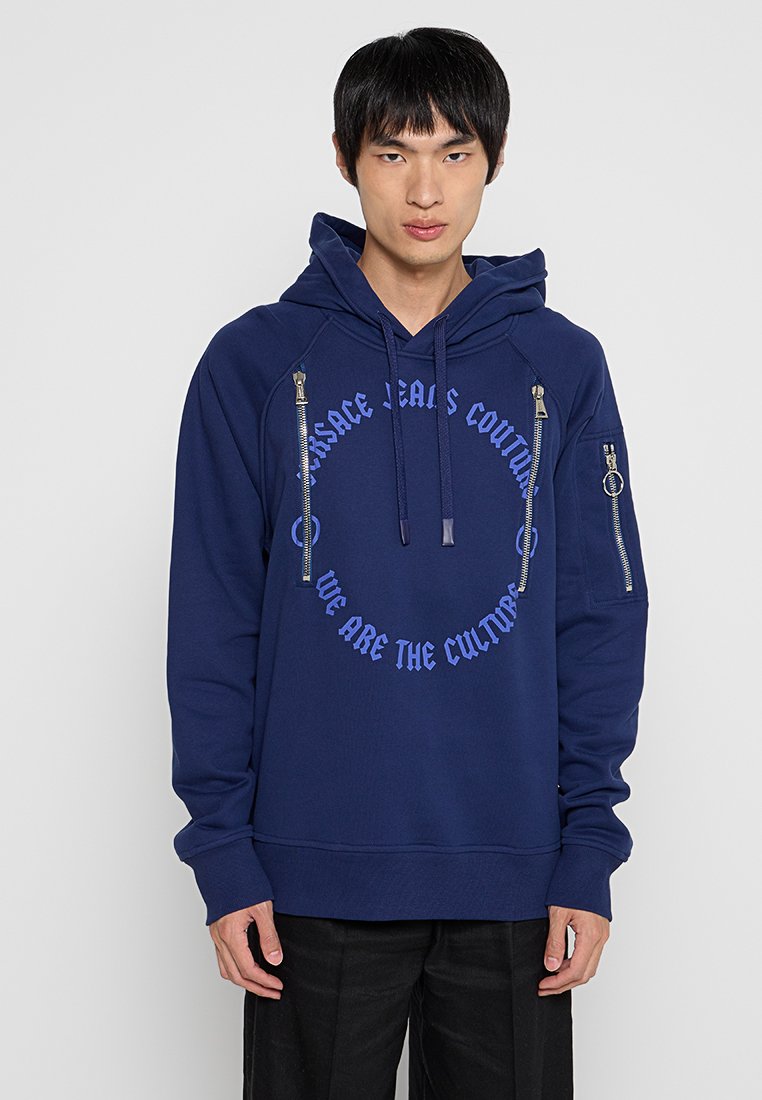 Versace Jeans Couture Hoodie blauw Versace Jeans Couture Hoodie blauw