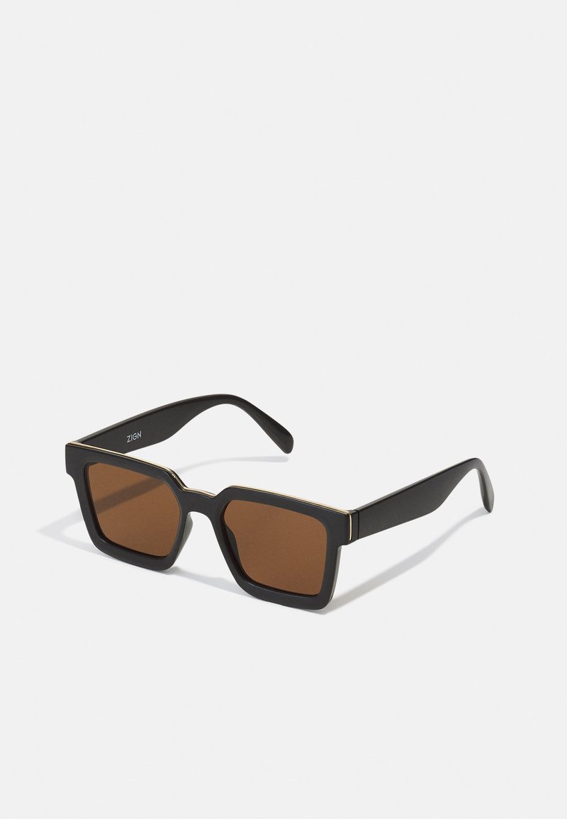 Zign by Zalando - UNISEX - Sunglasses - dark brown, Enlarge