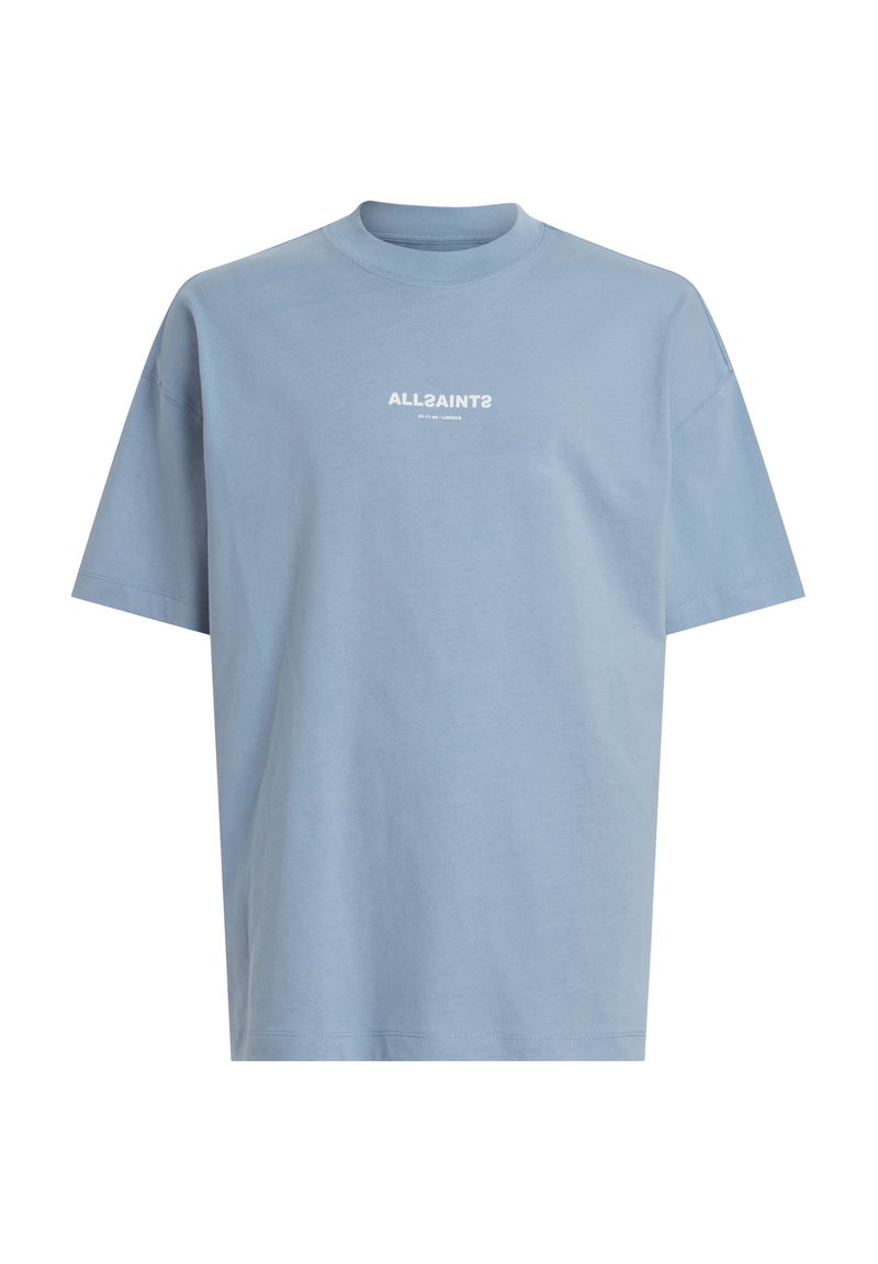 AllSaints T-shirt print blauw