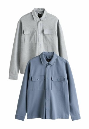 TWILL POPPER SHACKETS 2 PACK   - Summer jacket - grey blue