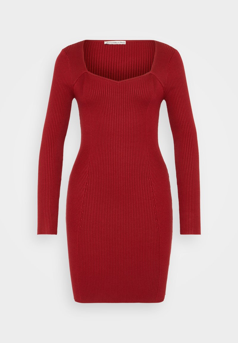 Abercrombie & Fitch Gebreide jurk rood