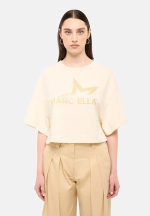 Marc Ellis MARC ELLIS SWEATER - T-shirt con stampa - cream