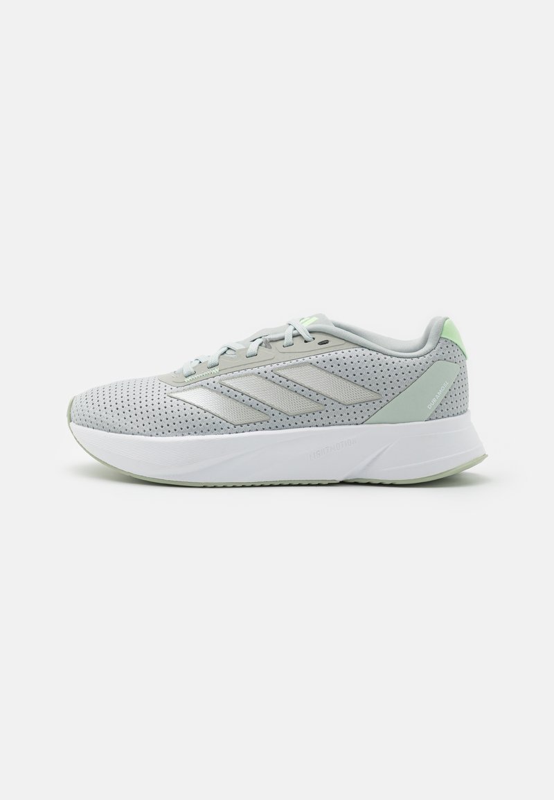 adidas Performance - DURAMO SL - Neutral running shoes - silver/zero metallic/semi green spark, Enlarge