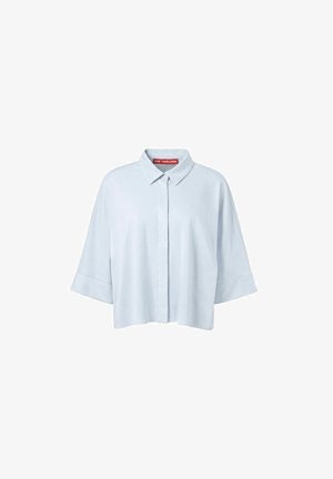 #VDR VILLADELLEROSE, CROPPED INTERLOCK SHIRT - Chemisier - grey