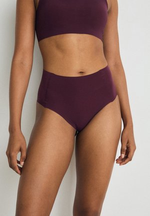 FEEL HIGH WAIST - Briefs - claret