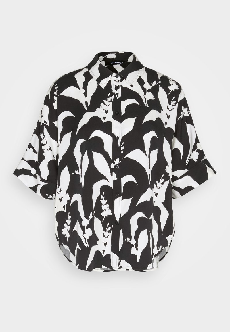 Zign Studio Overhemdblouse zwart Zign Studio Overhemdblouse zwart