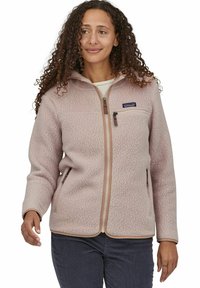 Patagonia RETRO HOODY - Fliisjakk - perle
