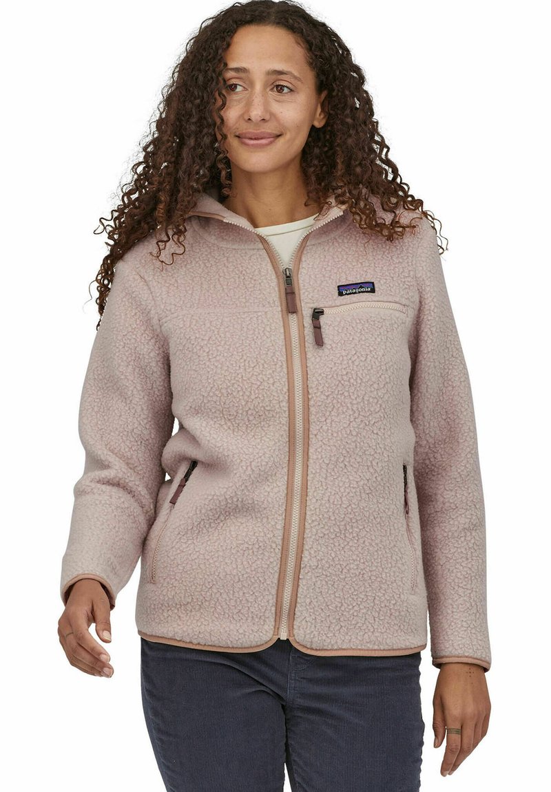 Patagonia RETRO HOODY - Fliisjakk - perle
