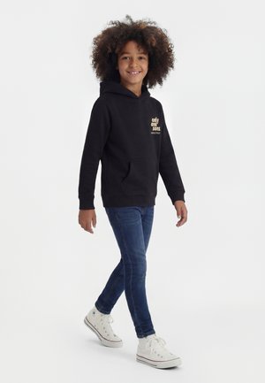 ONLY & SONS junior OSJHUDSON REG - Φούτερ με κουκούλα - black