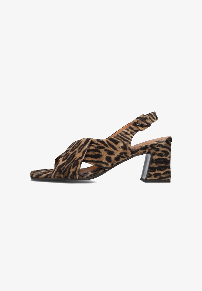 Billi Bi Sandalen - leopardo cuoio suede