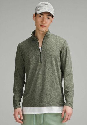 lululemon Langærmet T-shirt - heathered slate brown heathered army green