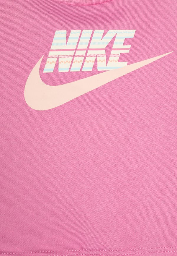 SET - Print T-shirt - washed coral4