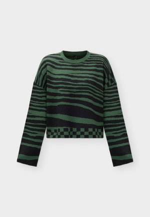 ONLY, ONLCUMA O NECK  - Pullover - greener pastures/black