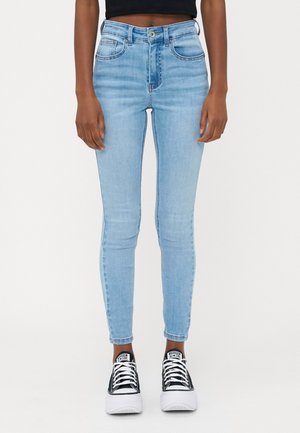 ONLLULU PUSH UP  - Blugi skinny fit - light blue denim