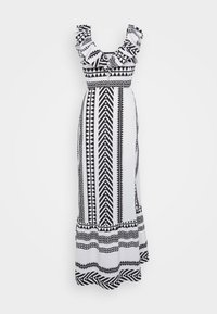 VMDICTHE ANKLE DETAIL DRESS - Dolga obleka - snow white/black