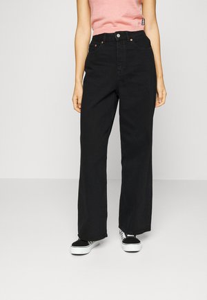 Džíny Bootcut - black denim