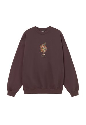 Kaotiko, CREW OVERSIZE BOUQUET - Суитшърт - brown