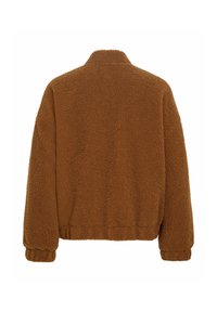VILA BOMBER JACKET VIADA TEDDY - Veste polaire - toffee