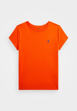 Polo Ralph Lauren COTTON JERSEY TEE - Camiseta básica - dusk orange/cruise royal