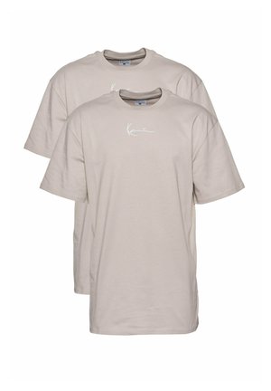 SMALL SIGNATURE 2-PACK ESSENTIAL - T-shirts - grau