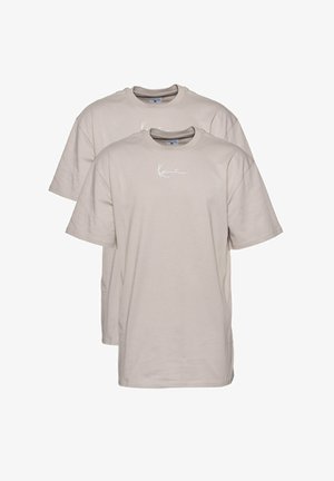 SMALL SIGNATURE 2-PACK ESSENTIAL - T-shirt basic - grau